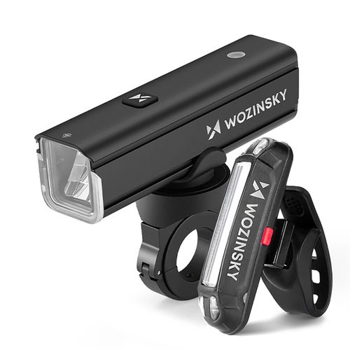 Wozinsky WSBLB3 Front (1000 lm) and Rear USB-C Bike Light Set - Black, Wozinsky 5907769372483 5907769372483