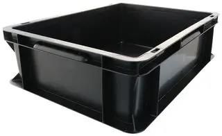 TOTE BOX CONDUCTIVE 600X400X120MM EF6120PPL