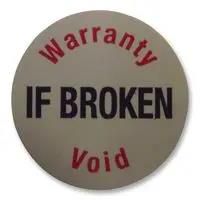 PRE PRINTED LABEL, VINYL, 19MM DIA, PK45 MP009748
