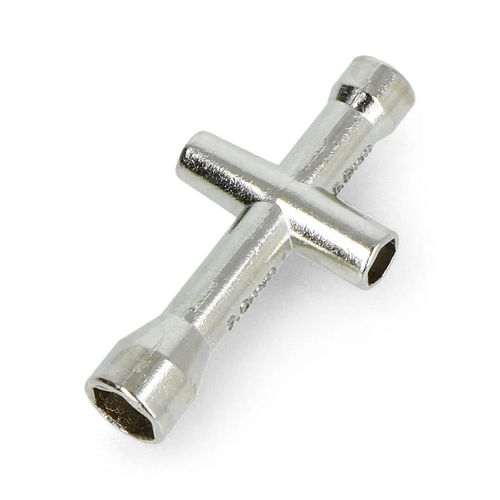Universal hexagonal cross wrench for 3D printer nozzle DNG-17407