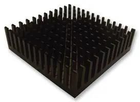 LED HEATSINK, WITH PINS, SQUARE ICK PGA 17 X 17 X 12