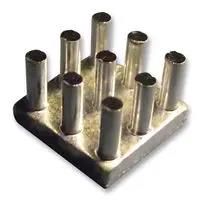 LED HEATSINK, WITH PINS, SQUARE ICK S 10 X 10 X 6,5