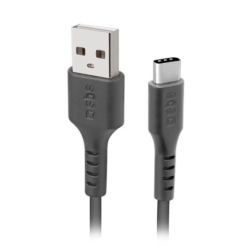 SBS TECABLETC220K USB-A - USB-C Cable 2 m - Black, SBS TECABLETC220K TECABLETC220K