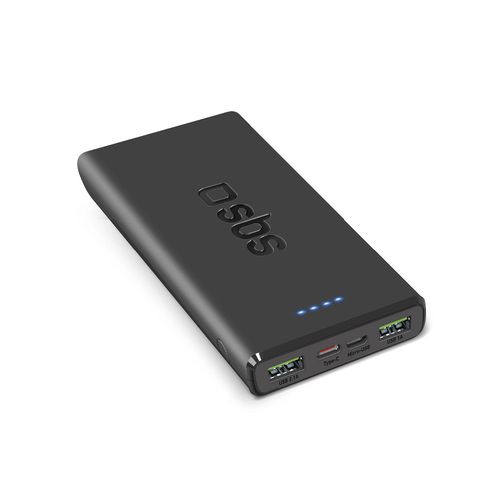 Powerbank SBS TTBB10000FASTPD20K 10000 mAh 20W with Power Delivery - black, SBS TTBB10000FASTPD20K