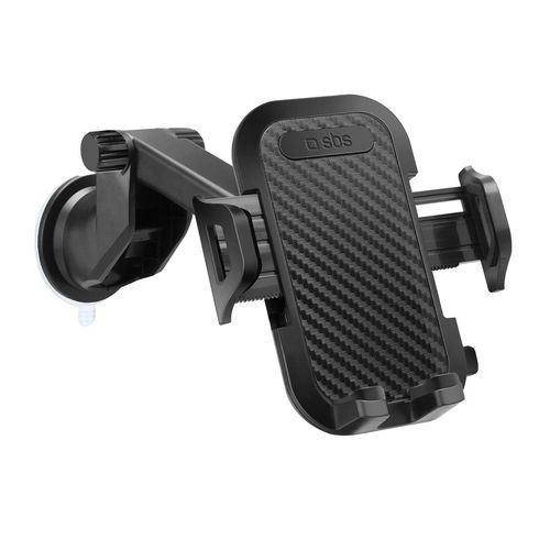 SBS TEHWSUPWIND smartphone holder telescopic with suction cup - black, SBS TEHWSUPWIND TEHWSUPWIND