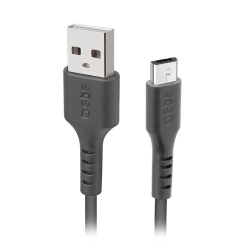 SBS LTHL200 USB-A - Micro-USB Cable 1m - Black, SBS LTHL200 LTHL200