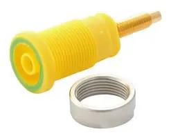SOCKET, 4MM, SAFETY, YELLOW/GREEN, MVL S 972354188