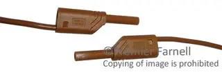 TEST LEAD, BROWN, 1M, 1KV, 10A 975163105