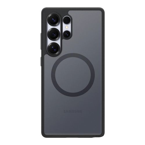 Spigen Capella GP-FPS938PGBJW Silicone Case with MagFit Magnetic Ring for Samsung Galaxy S25 Ultra - Black, Samsung GP-FPS938PGBJW GP-FPS938PGBJW
