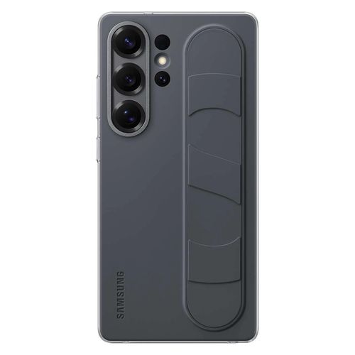 Samsung Standing Grip Case EF-GS938CBEGWW Silicone Case with Holder / Stand for Samsung Galaxy S25 Ultra - Black, Samsung EF-GS938CBEGWW EF-GS938CBEGWW