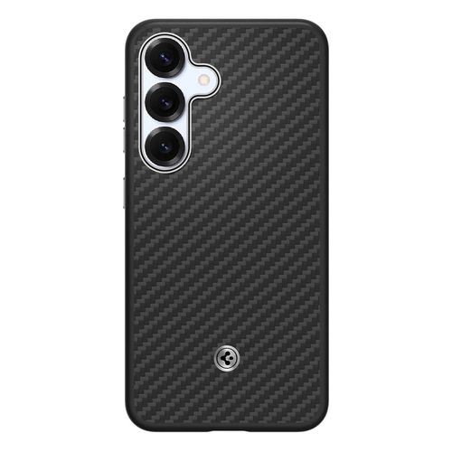 Spigen Enzo Aramid GP-FPS936PGABW Silicone Case with Built-in MagFit Ring for Samsung Galaxy S25+ - Black, Samsung GP-FPS936PGABW GP-FPS936PGABW
