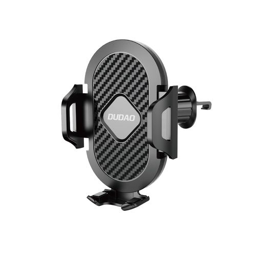Dudao F2+ smartphone holder for air vent, clamp - black, Dudao 6973687247348