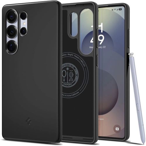 Spigen Thin Fit Mag Case for Samsung Galaxy S25 Ultra - Black, Spigen 8809971237772