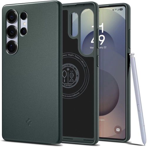 Spigen Thin Fit Mag Case for Samsung Galaxy S25 Ultra - Green, Spigen 8809971237789 8809971237789