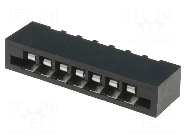 Connector: FFC/FPC; straight; PIN: 7; Non-ZIF; THT; tinned; 20mΩ CONNFLY DS1020-07ST1D