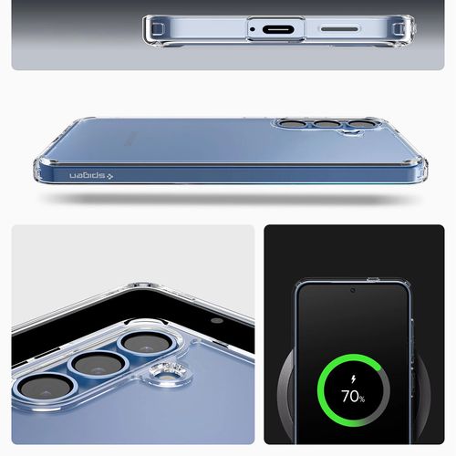Spigen Ultra Hybrid Case for Samsung Galaxy S25 - Clear, Spigen 8809971238373 8809971238373