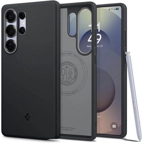 Caseology Nano Pop Case for Samsung Galaxy S25 Ultra - Black, Spigen 8809971238885