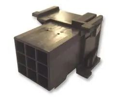 CONN HOUSING, PLUG, 9POS, 5MM 1-967626-4