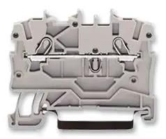 TERMINAL BLOCK, DIN RAIL, 2POS, 10AWG 2000-1201