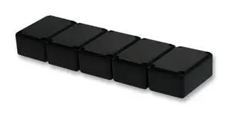 BOX, ABS, BLACK, 18X40X28MM, PK5 RX2006/S-FIVES