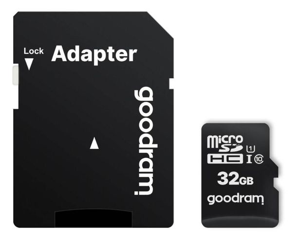 Memory card Goodram microSD 32GB (M1AA-0320R12), Goodram M1AA-0320R12