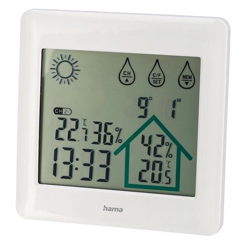 Hama Action Weather Station - White, Hama 4047443420633 4047443420633