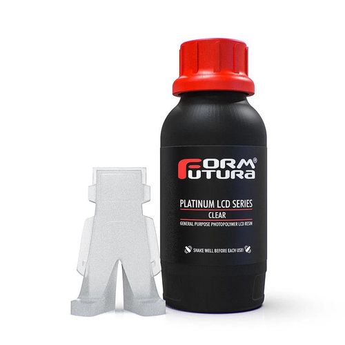 Resin for 3D printer FormFutura Platinum LCD Series 0,5kg - Clear FFU-18243 8719956553134