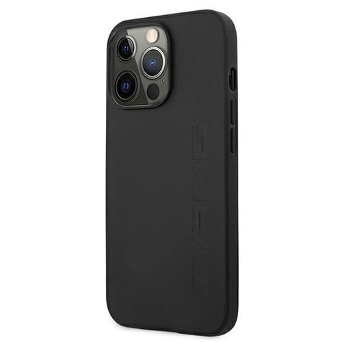 AMG Leather Hot Stamped Case for iPhone 13 Pro / 13 6.1&quot; - Black, Mercedes 3666339018870 3666339018870
