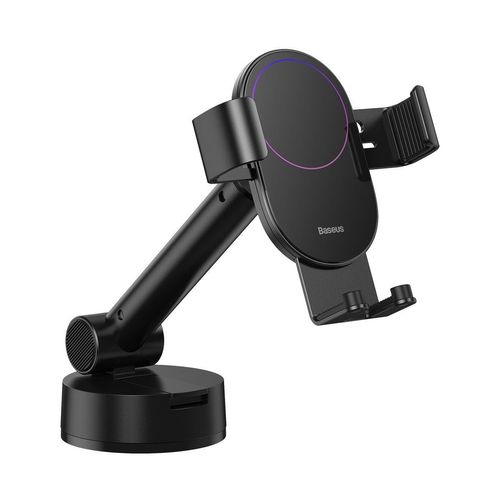 Gravity car mount for Baseus Tank phone with suction cup (black), Baseus SUYL-JY01