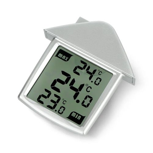 Window thermometer - transparent - Perel WC216 VEL-18723 5410329708535