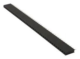 0.1 40 PIN VERTICAL FEMALE HEADER THROUGH HOLE GOLD 18AM7639 HDR100IMP40F-G-V-TH