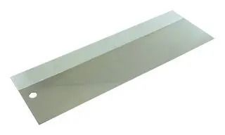STAINLESS STEEL SOLDER PASTE SQUEEGEE 136MM X 48MM, 0.2MM THICK 18AM7644 SS-METAL-0.2-136X48