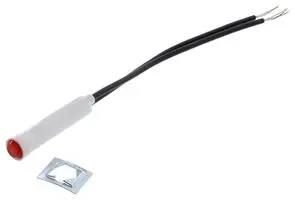 LAMP, INDICATOR, NEON, RED, 125V 2110A1.