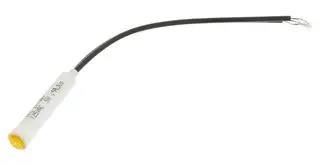 LAMP, INDICATOR, NEON, AMBER, 125V 2110A3.