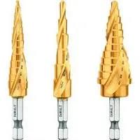 Three Piece IMPACT READY┬« Step Drill Bit Set - 1/8"┬»7/8" - 19 Steps DWA1790IR