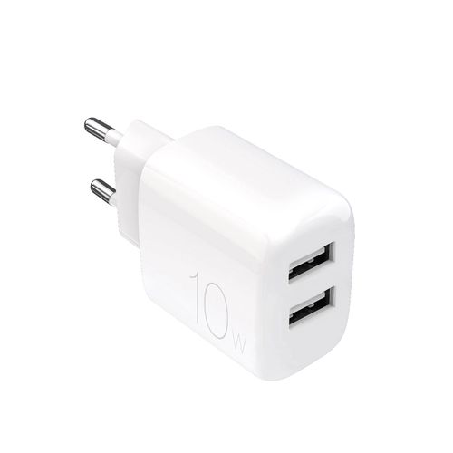Puro PROLITE 10W 2x USB-A Wall Charger - White, Puro PUTC2USBA10WDYWHI
