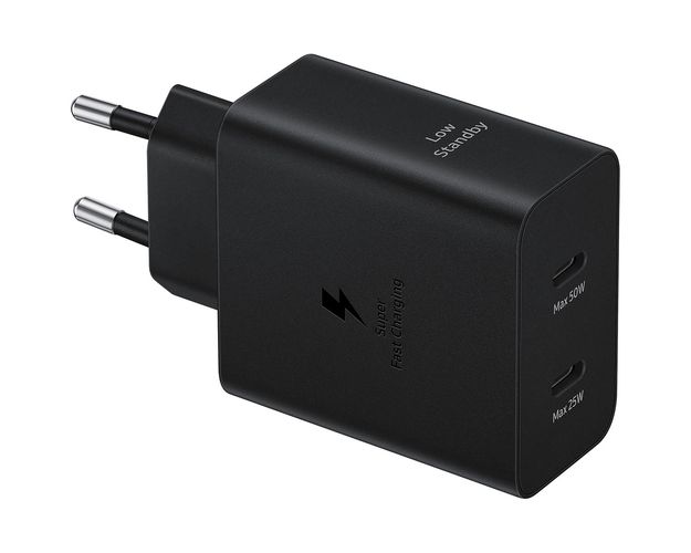 Samsung USB-C 50W Charger with USB-C Cable - Black, Samsung EP-T5020XBEGWW