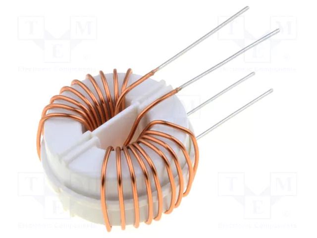 Inductor: wire; THT; L: 1mH; 5A; 20mΩ; -20÷50%; DTS-25; vertical; 250V FERYSTER DTS-25/1/5-VCAP