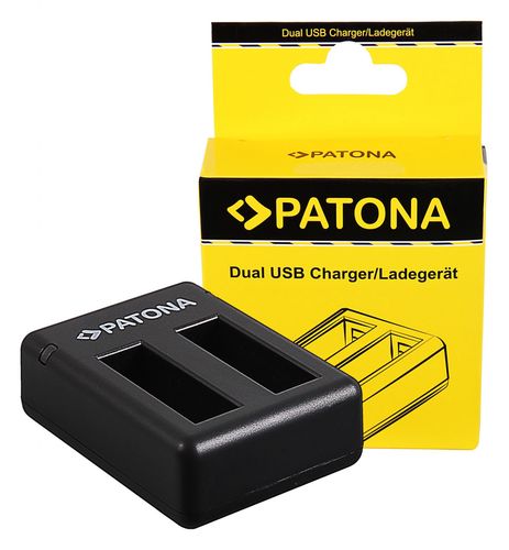 PATONA Dual Charger f. Insta360 One X Action Cam incl. Micro-USB cable, PATONA 1912 4055655207881