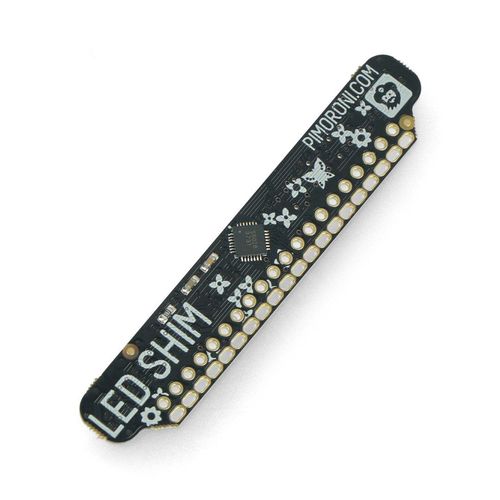 LED SHIM - 28 LED RGB - pHAT for Raspberry Pi - Pimoroni PIM354 PIM-18911 606034877603
