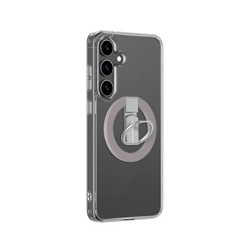 AmazingThing Minimal Mag Case with Magnetic Ring and Magnetic Ring for Samsung Galaxy S25+ - Transparent, AmazingThing S25PMRCL S25PMRCL