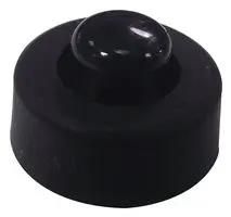 FEET, ROUND, TPE, SCREW, BLACK, PK40 FF-001B