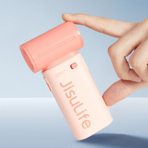 Jisulife Handheld Fan Life9 5000mAh Portable Mini Blower USB Fan - Pink, Jisulife Life9_black_50_pink Life9_black_50_pink