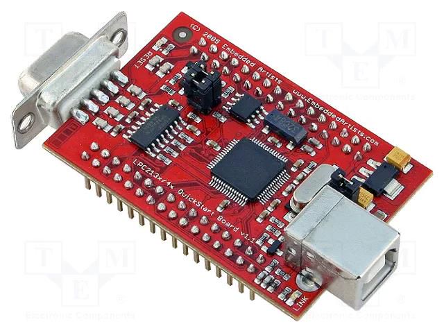 Dev.kit: ARM NXP; 10bit A/D converter,PWM output EMBEDDED ARTISTS EA-QSB-010