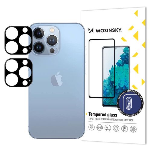 Wozinsky Full Camera Glass for iPhone 17 Pro Max, Black, Set of 2, Wozinsky 5907769380068 5907769380068