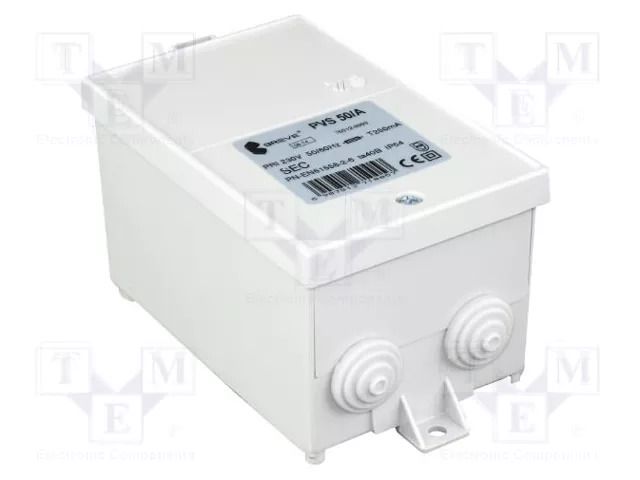 Transformer: protective; 50VA; 230VAC; 18V; IP54; Ins.class: II BREVE TUFVASSONS PVS50/A230/18V