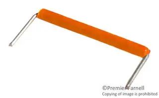 JUMPER WIRE PACK, 200 PIECES, 0.3" LONG, 22 AWG, ORANGE PVC 923345-03