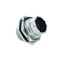 CIRCULAR CONNECTOR, RECEPTACLE, 19 POSITION, PANEL RT0W71419PNH