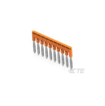 Shorting switch, 10 poles , orange 6mm ENTRELEC 1SNK906310R0000