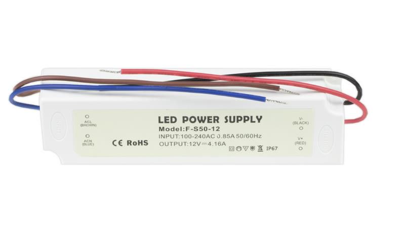Waterproof power supply F-S50-12 4.16A 50W 12V F-S50-12 5100000000548